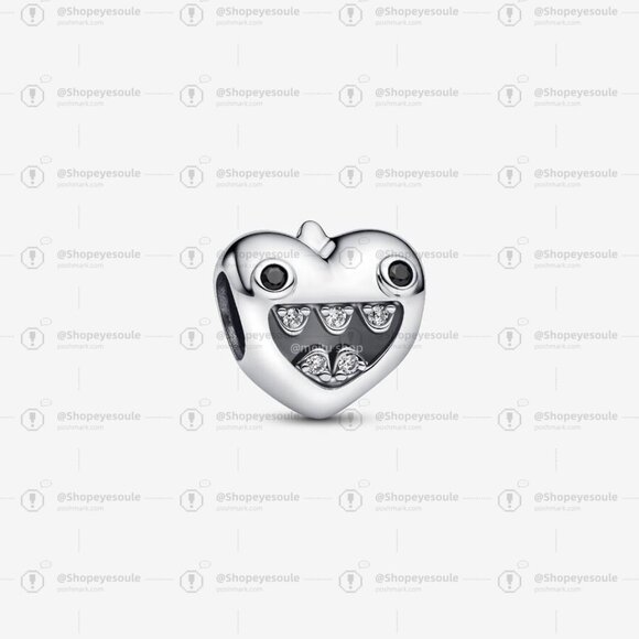 Pandora | Jewelry | Pandora Moms Little Monsters Heart Charmpendant ...